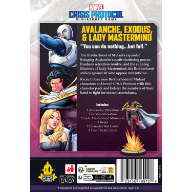 Marvel: Crisis Protocol - Avalanche, Exodus & Lady Mastermind