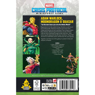 Marvel: Crisis Protocol – Adam Warlock, Moondragon, Quasar - Thirsty Meeples