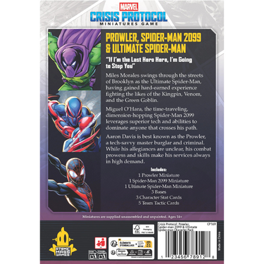 Marvel: Crisis Protocol – Prowler, Spider-Man 2099 & Ultimate Spider-Man