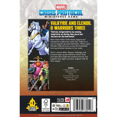 Marvel: Crisis Protocol – Valkyrie on Elendil & Warriors Three - Thirsty Meeples