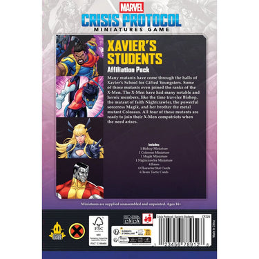 Marvel: Crisis Protocol –  Xavier’s Students Affiliation Pack