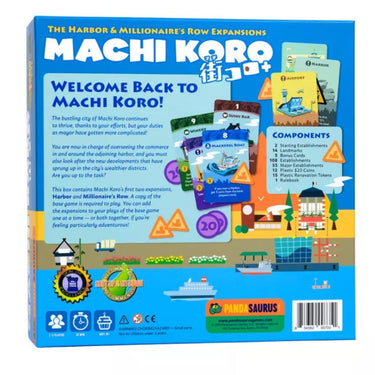 Machi Koro: 5th Anniversary - Harbour and Millionaire's Row - Thirsty Meeples