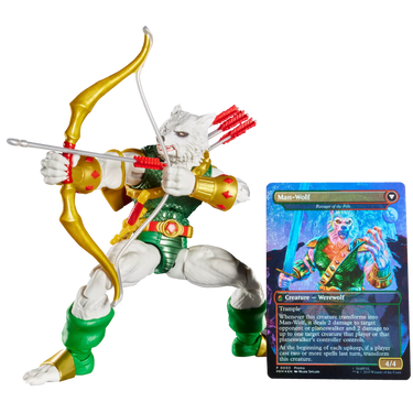 Marvel Legends Series Magic: The Gathering - Man Wolf (DAMAGED) - Thirsty Meeples