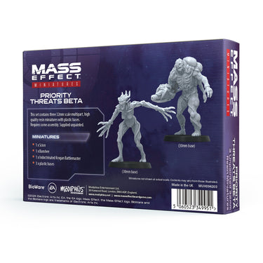 Mass Effect: Priority Threats Beta - Resin Collectors Miniatures Set - Thirsty Meeples