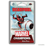 Marvel Champions Deadpool expanded hero pack for living card game by Fantasy Flight Games, featuring Deadpool character card and accessories.