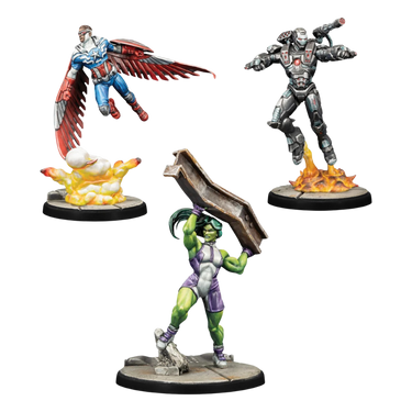 Marvel: Crisis Protocol - Captain America & The Avengers Character Pack (PRE-ORDER)