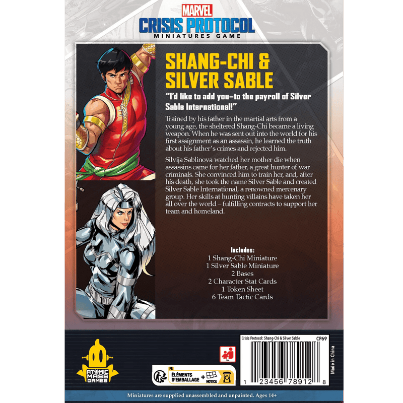 Marvel: Crisis Protocol – Shang Chi & Silver Sable