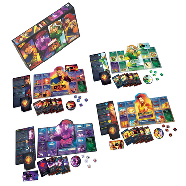 Marvel Dice Throne: X-Men Box 2 (Cyclops, Gambit, Rogue, Jean Grey) - Thirsty Meeples