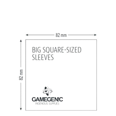 Board Game Sleeves: Big Square Clear Matte (PRE-ORDER)