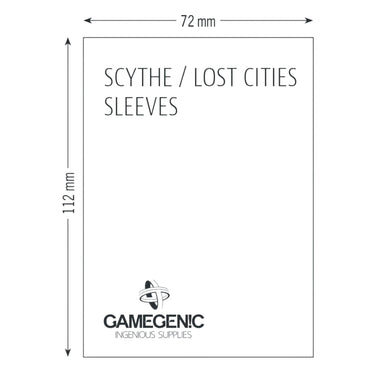 Board Game Sleeves: Scythe / Lost Cities Clear Matte (PRE-ORDER)