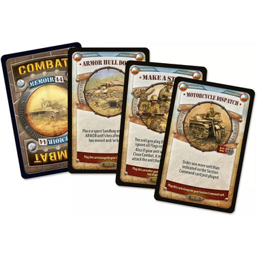 Memoir '44 war game by Days of Wonder featuring jungle and desert terrain, with game components and maps visible in the image.