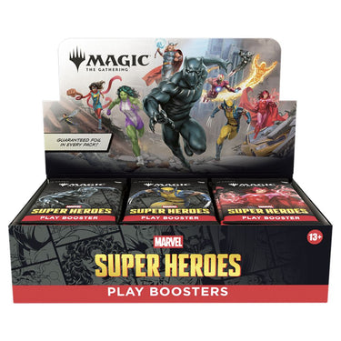 Magic: The Gathering - Marvel Super Heroes Play Booster Box (30 Packs) (PRE-ORDER)