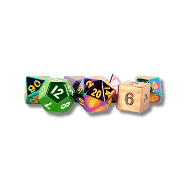 Mystery Misfit Metal Polyhedral Dice Set - Thirsty Meeples