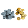 Nucleum: Metal Coins - Thirsty Meeples