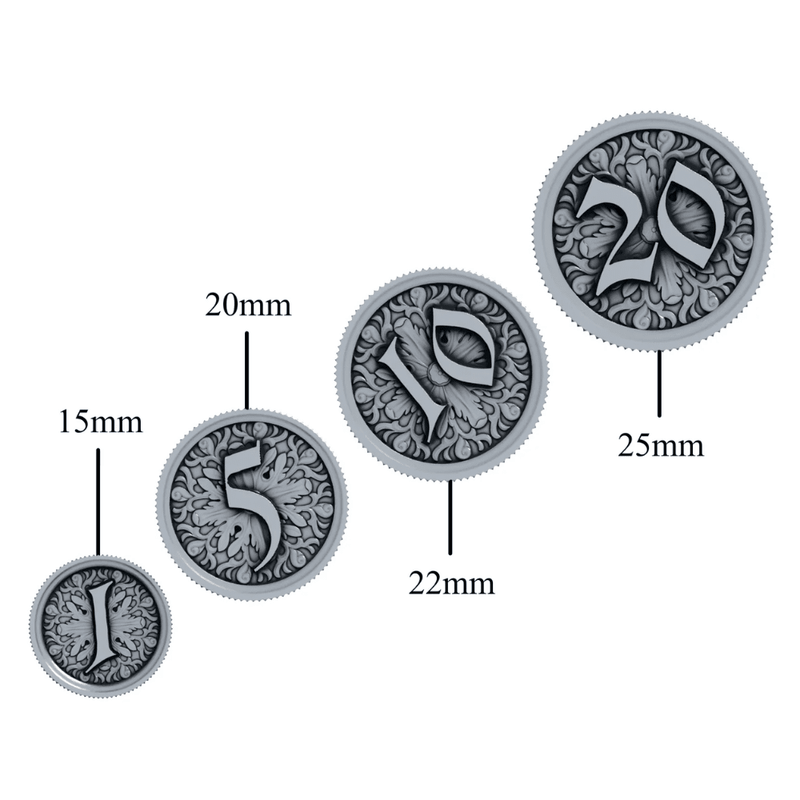 Oathsworn: Into the Deepwood - Metal Coins