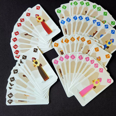Family game Odin by Helvetiq featuring colorful game pieces and a detailed game board for strategic play.