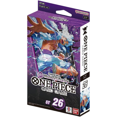 One Piece Card Game: Starter Deck 26 - PURPLE/BLACK Monkey.D.Luffy [ST-26] - Thirsty Meeples
