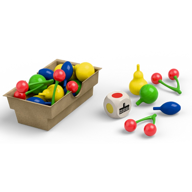 HABA Orchard children's game with colorful fruit pieces and game board for family fun and kid-friendly entertainment