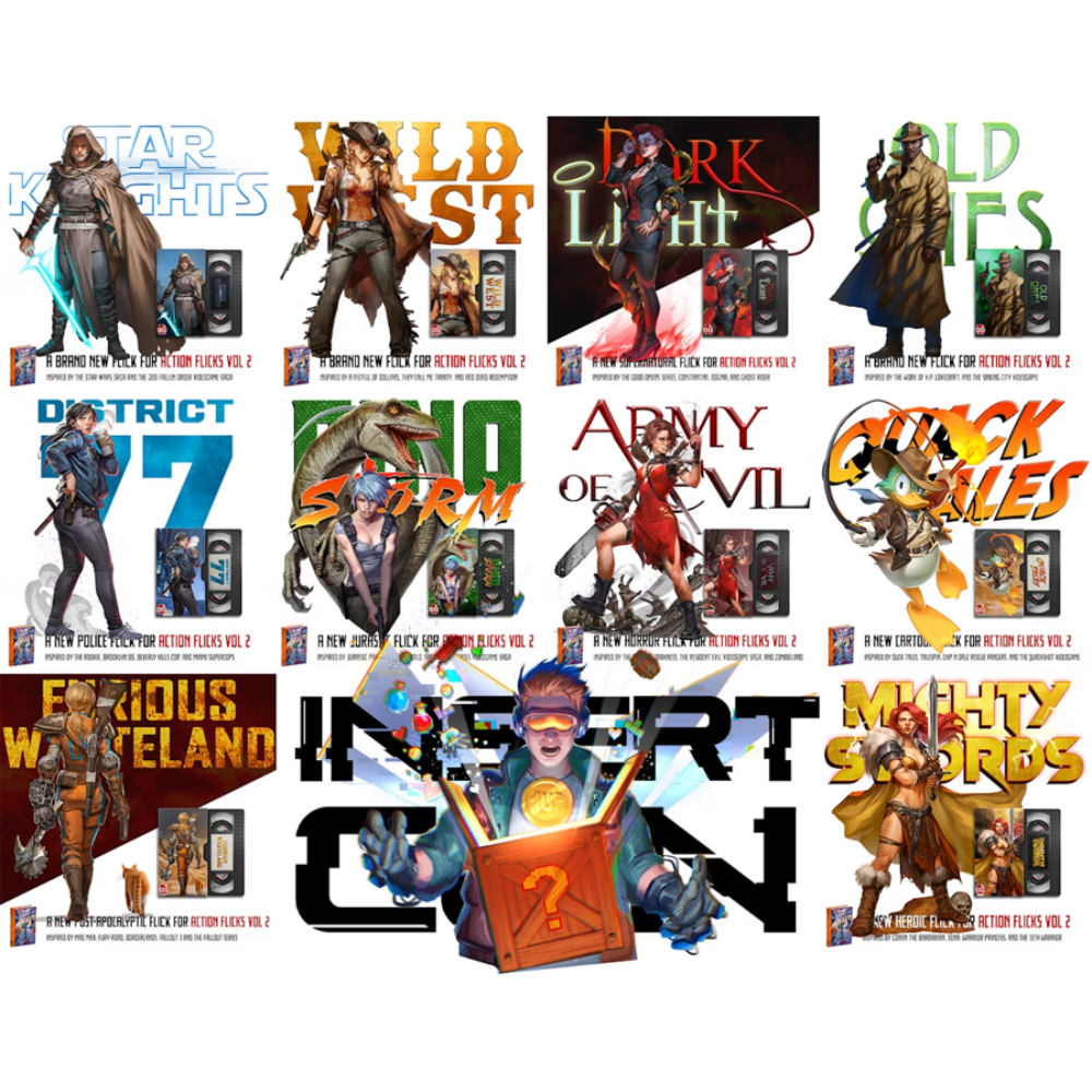 Outgunned Rpg Outgunned RPG: Action Flicks - Volume 2 – Thirsty Meeples