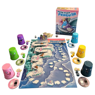 Push Push Penguin - Thirsty Meeples