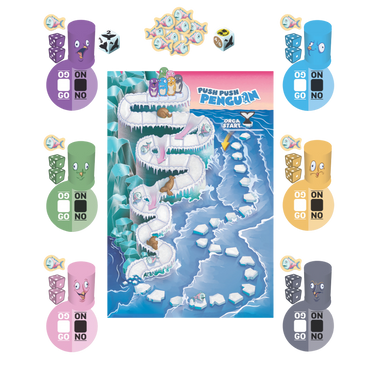 Push Push Penguin - Thirsty Meeples