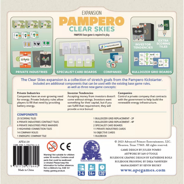 Pampero: Clear Skies Expansion