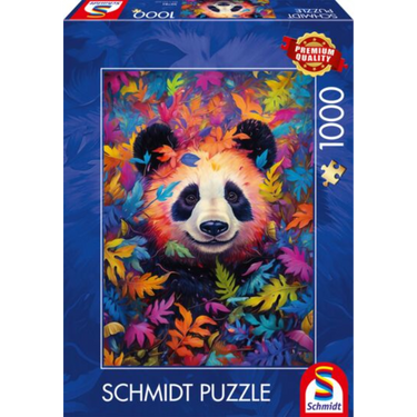 Panda Bear in the Rainbow Forest