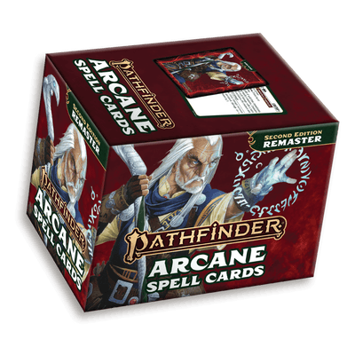 Pathfinder RPG: Arcane Spell Cards (Remastered) (PRE-ORDER)