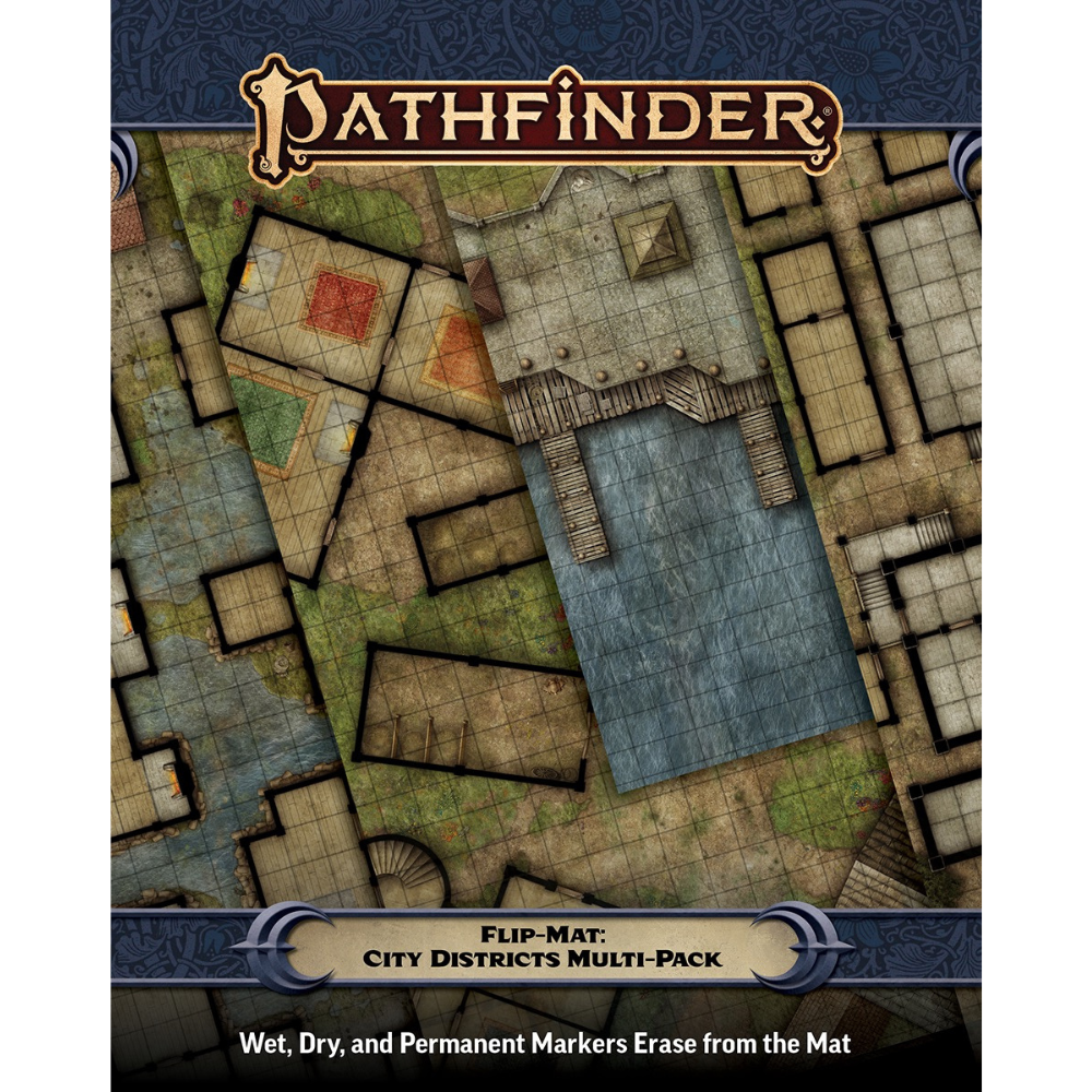 Pathfinder RPG: Flip-Mat - City Districts Multi-Pack – Thirsty Meeples