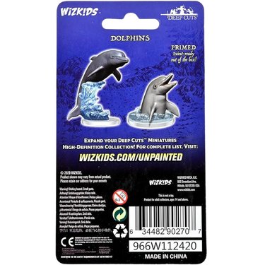Deep Cuts Miniatures: Dolphins - Thirsty Meeples
