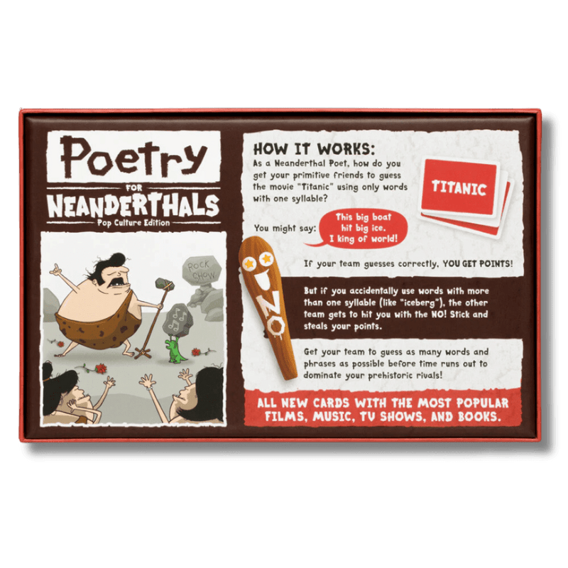 Poetry for Neanderthals: Pop Culture Edition