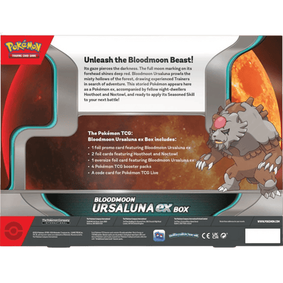 Pokemon TCG: Bloodmoon Ursaluna ex Box (PRE-ORDER)