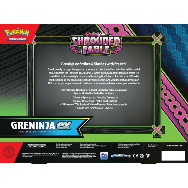 Pokemon TCG: SV06.5 Shrouded Fable Greninja ex Special Illustration Collection