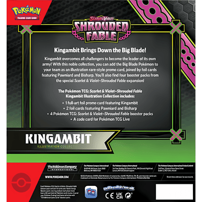 Pokemon TCG: SV06.5 Shrouded Fable Kingambit Illustration Collection