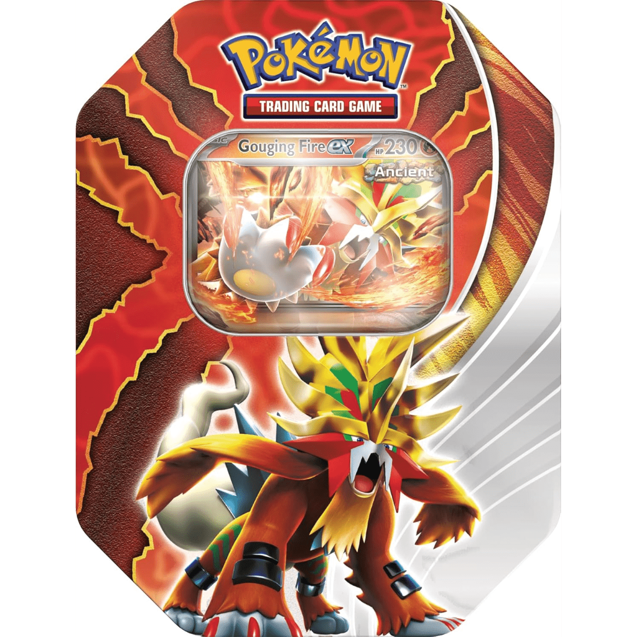 Pokemon TCG: SV07 Stellar Crown Paradox Destinies Tin (Gouging Fire Ex)