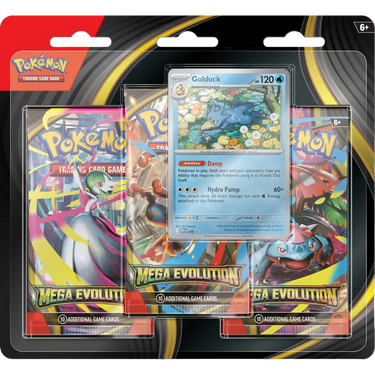 Pokémon TCG: SV11 Mega Evolution 3 Pack Blister (Golduck)