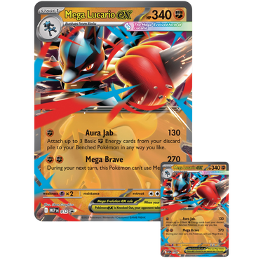 Pokemon TCG: Mega Lucario Ex Figure Collection