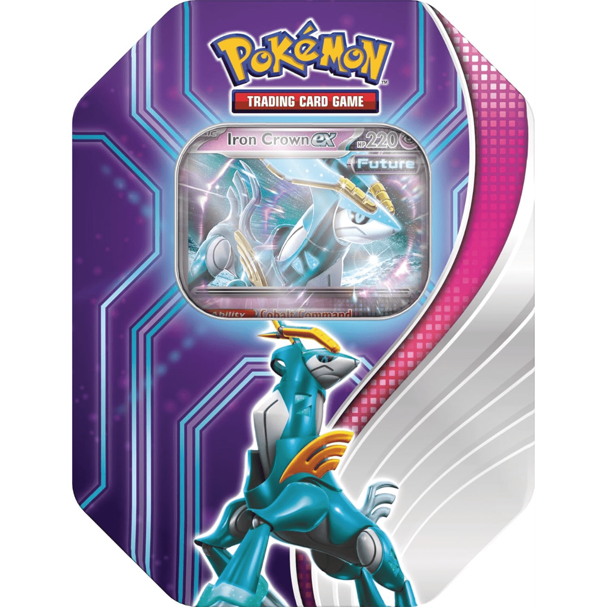 Pokemon TCG: SV07 Stellar Crown Paradox Destinies Tin (Iron Crown ex)