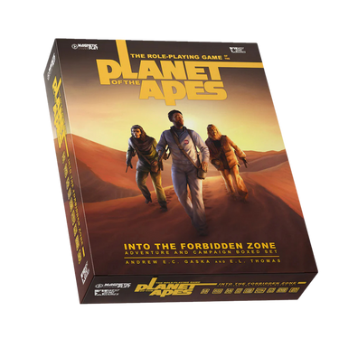 Planet of the Apes RPG: Into the Forbidden Zone Campaign Box Set (PRE-ORDER) - Thirsty Meeples