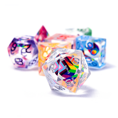 Dungeons & Dragons Progress Pride RPG Dice Set (PRE-ORDER) - Thirsty Meeples