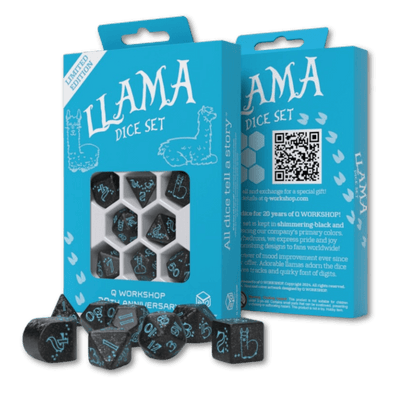 Q WORKSHOP 20 years: Llama Dice Set