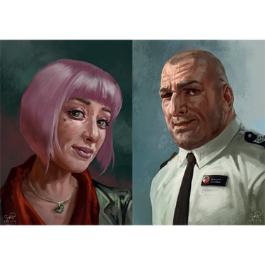Rivers of London: character artwork