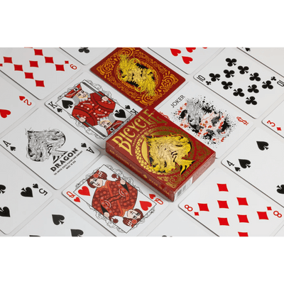 Red Dragon Playing Cards