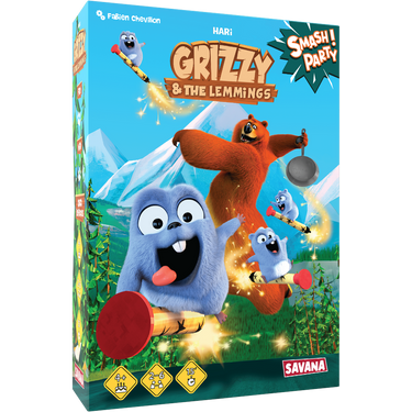 Smash Party Grizzy and The Lemmings box front