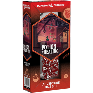 Potion of Healing Adventure Dice Set box