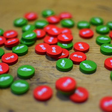 Small Samurai Empires: Deluxe Order Tokens - Thirsty Meeples