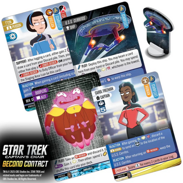 Star Trek: Captain's Chair - Second Contact (PRE-ORDER) - Thirsty Meeples