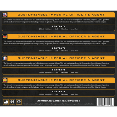 Star Wars: Legion - Customizable Imperial Officer & Agent