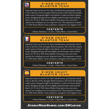 Star Wars: Legion - E-Web Heavy Blaster Team