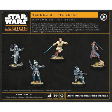 Star Wars: Legion - Heroes of the 501st Character Pack (PRE-ORDER) - Thirsty Meeples